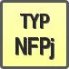 Piktogram - Typ: NFPj